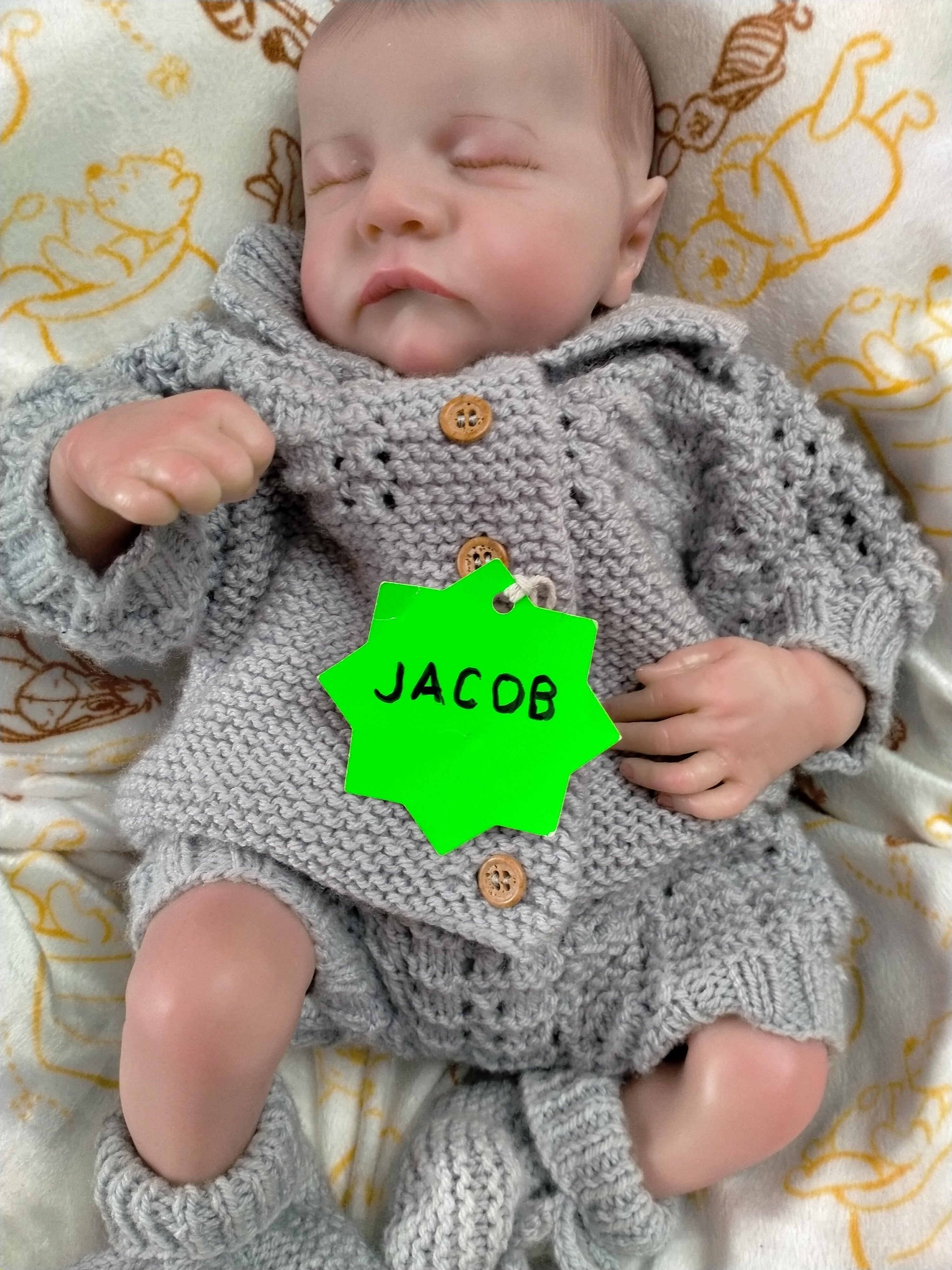 Charming JACOB adorable  Reborn Doll Boy