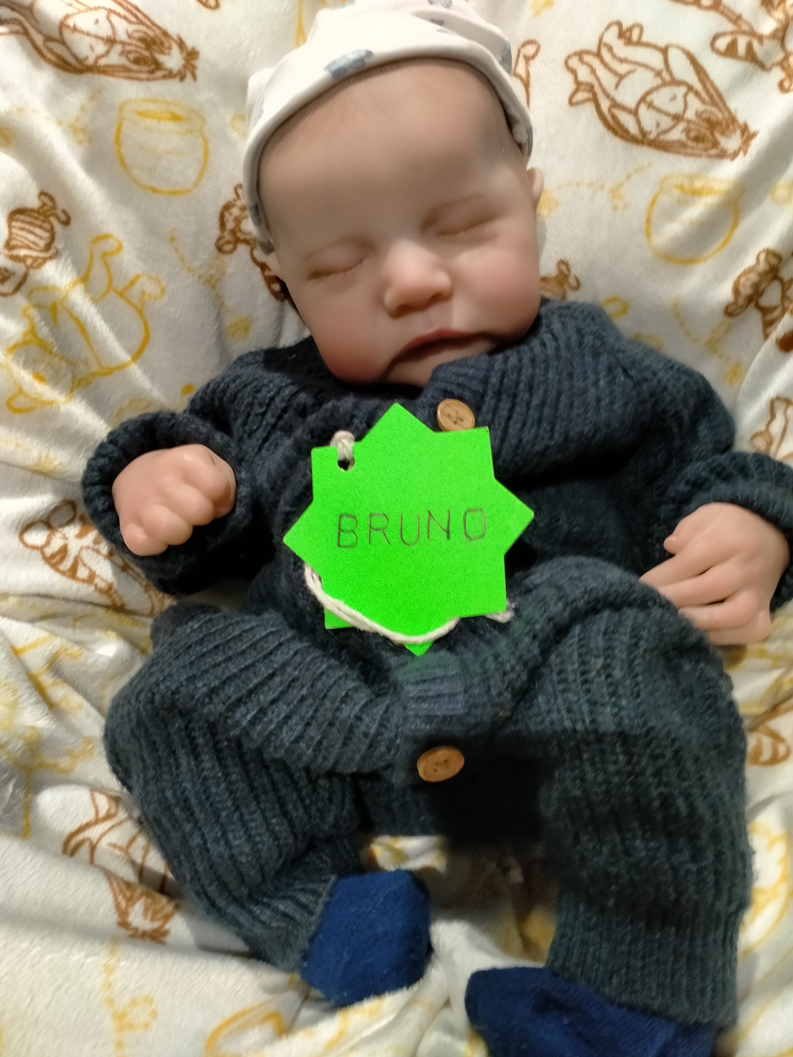 BRUNO Cute reborn Doll boy