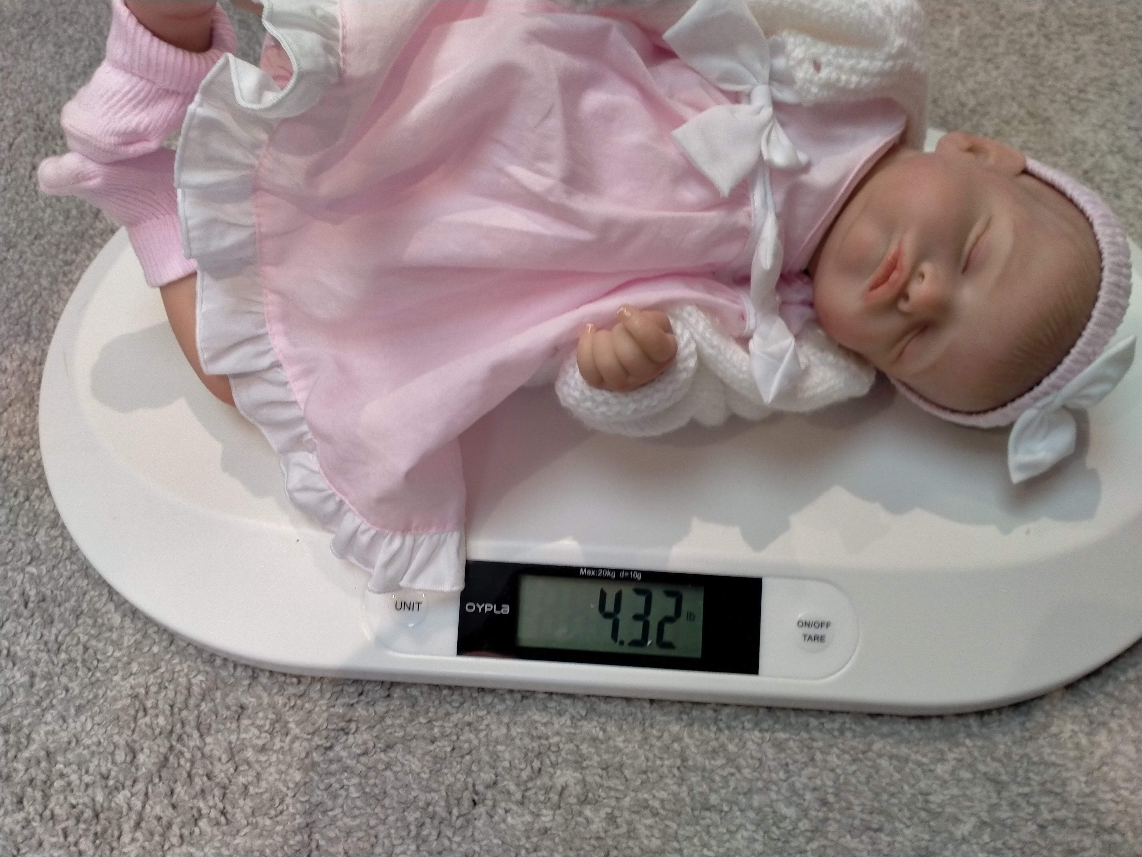 EVIE❤️Beautiful reborn doll girl. Nicely Weighted