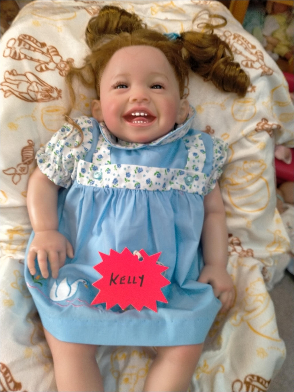 KELLY Beautiful reborn doll girl. Nicely Weighted