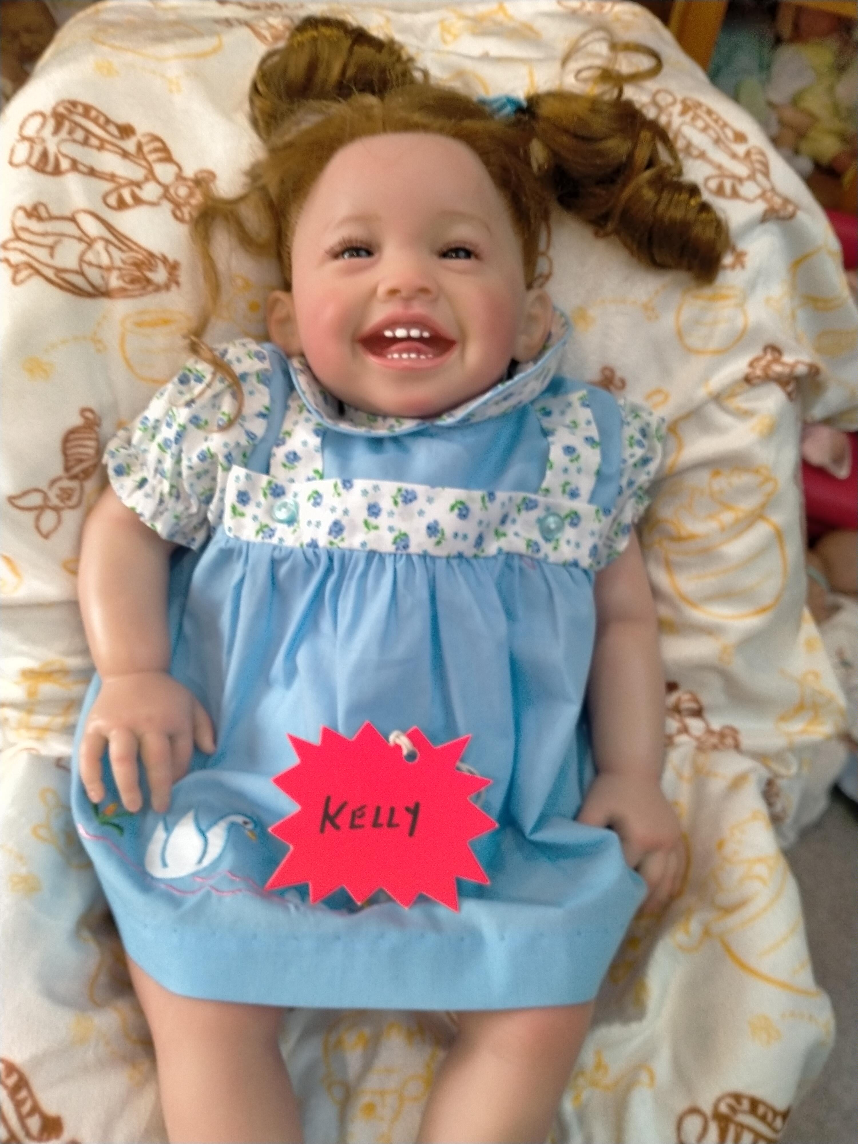 KELLY Beautiful reborn doll girl. Nicely Weighted