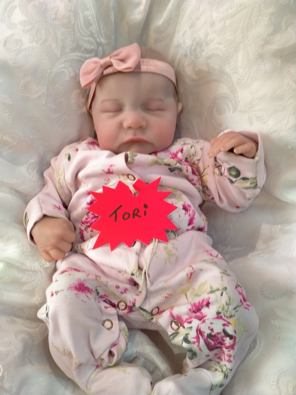 TORI Beautiful reborn doll girl. Nicely Weighted
