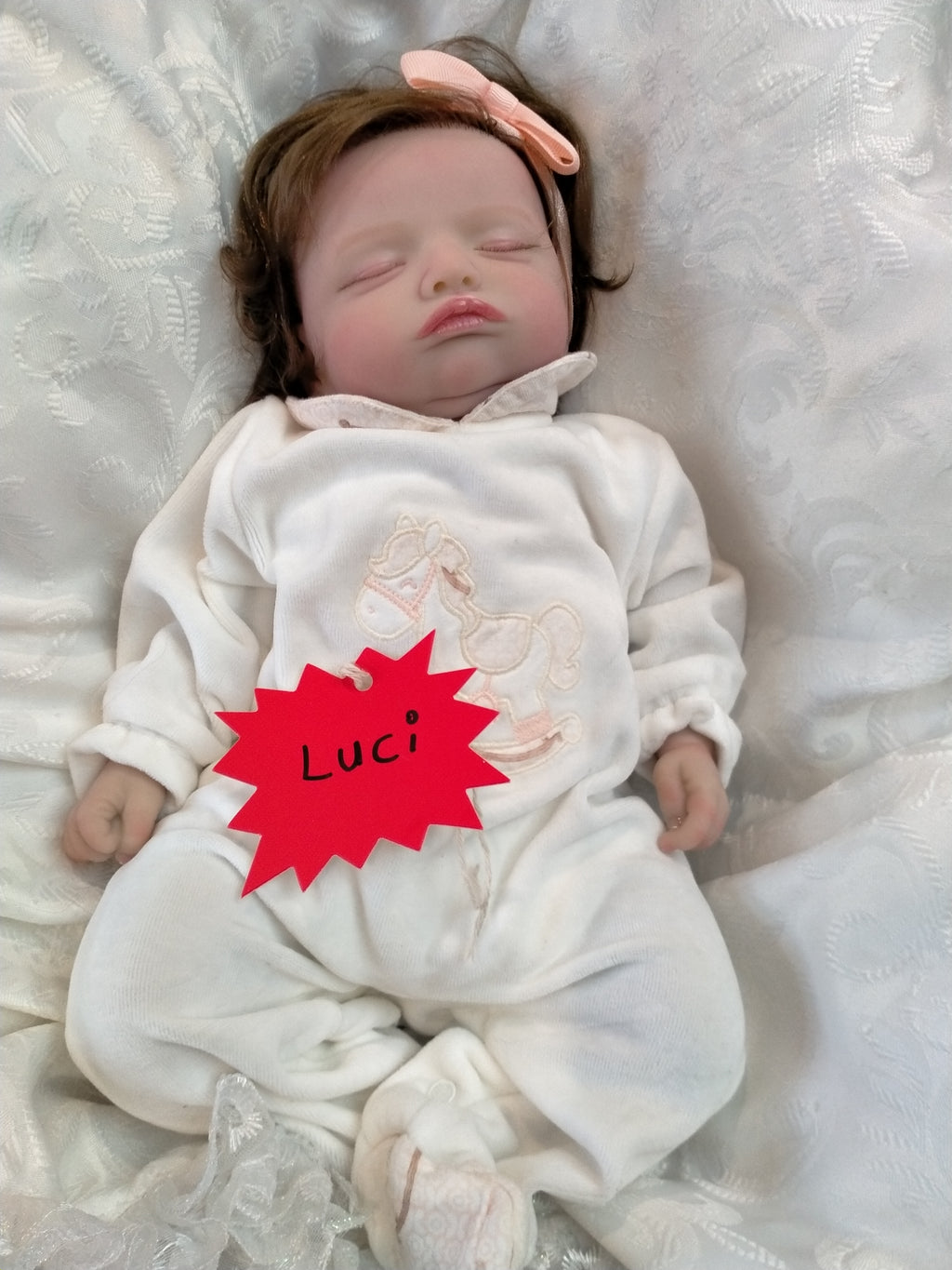 LUCI Beautiful reborn doll girl. Nicely Weighted