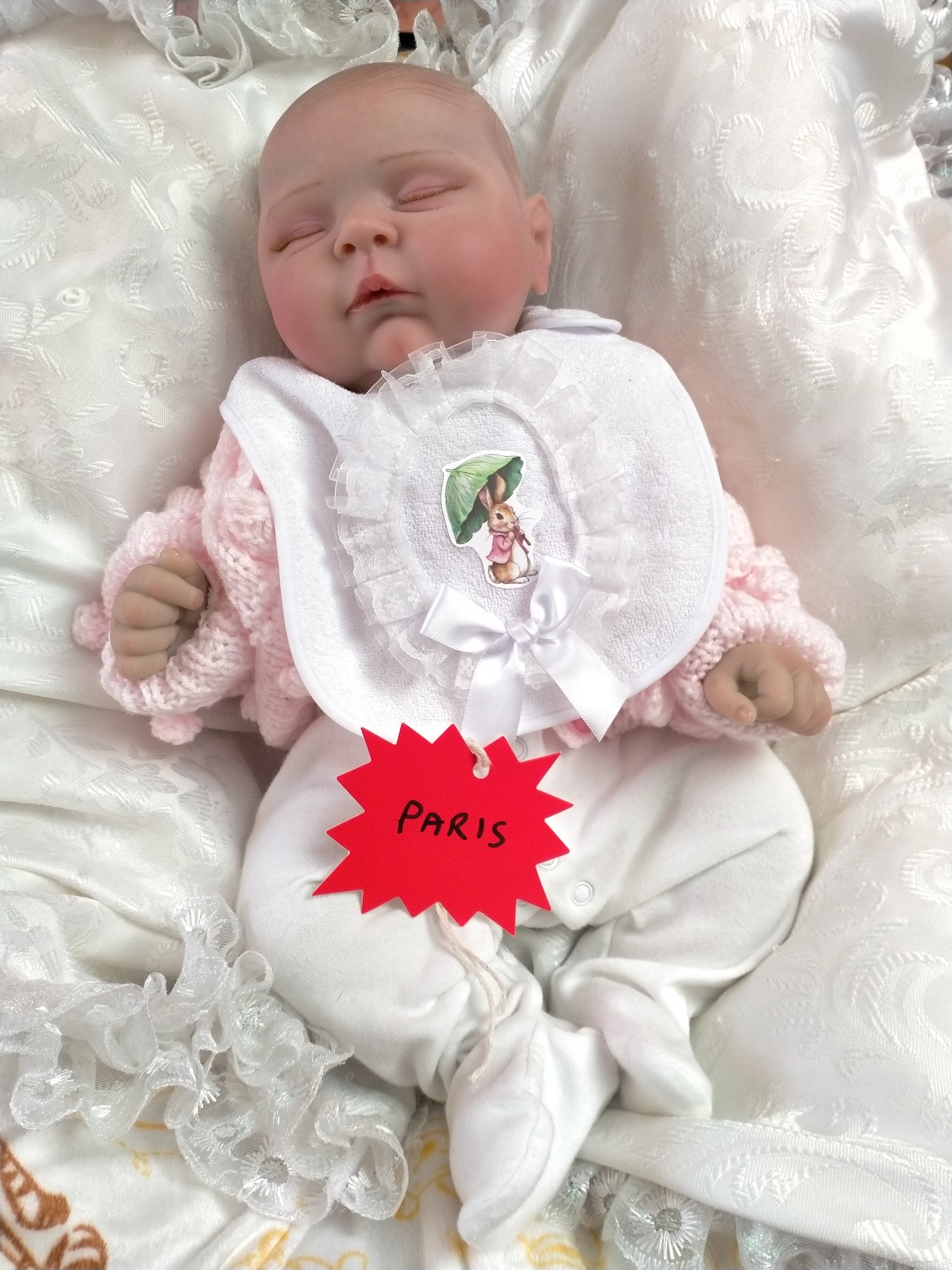 PARIS Beautiful reborn doll girl. Nicely Weighted