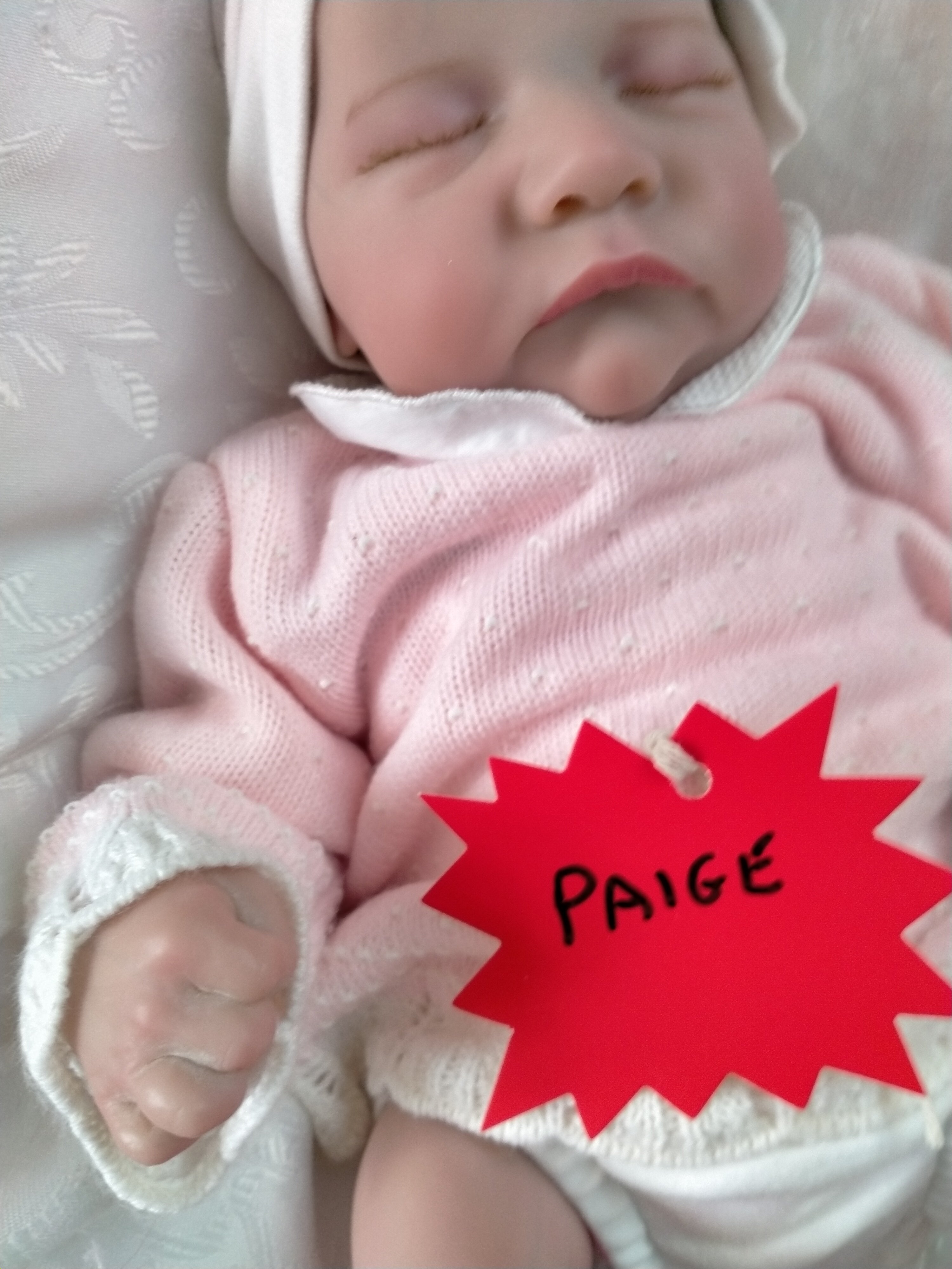 PAIGE Beautiful reborn doll girl. Nicely Weighted