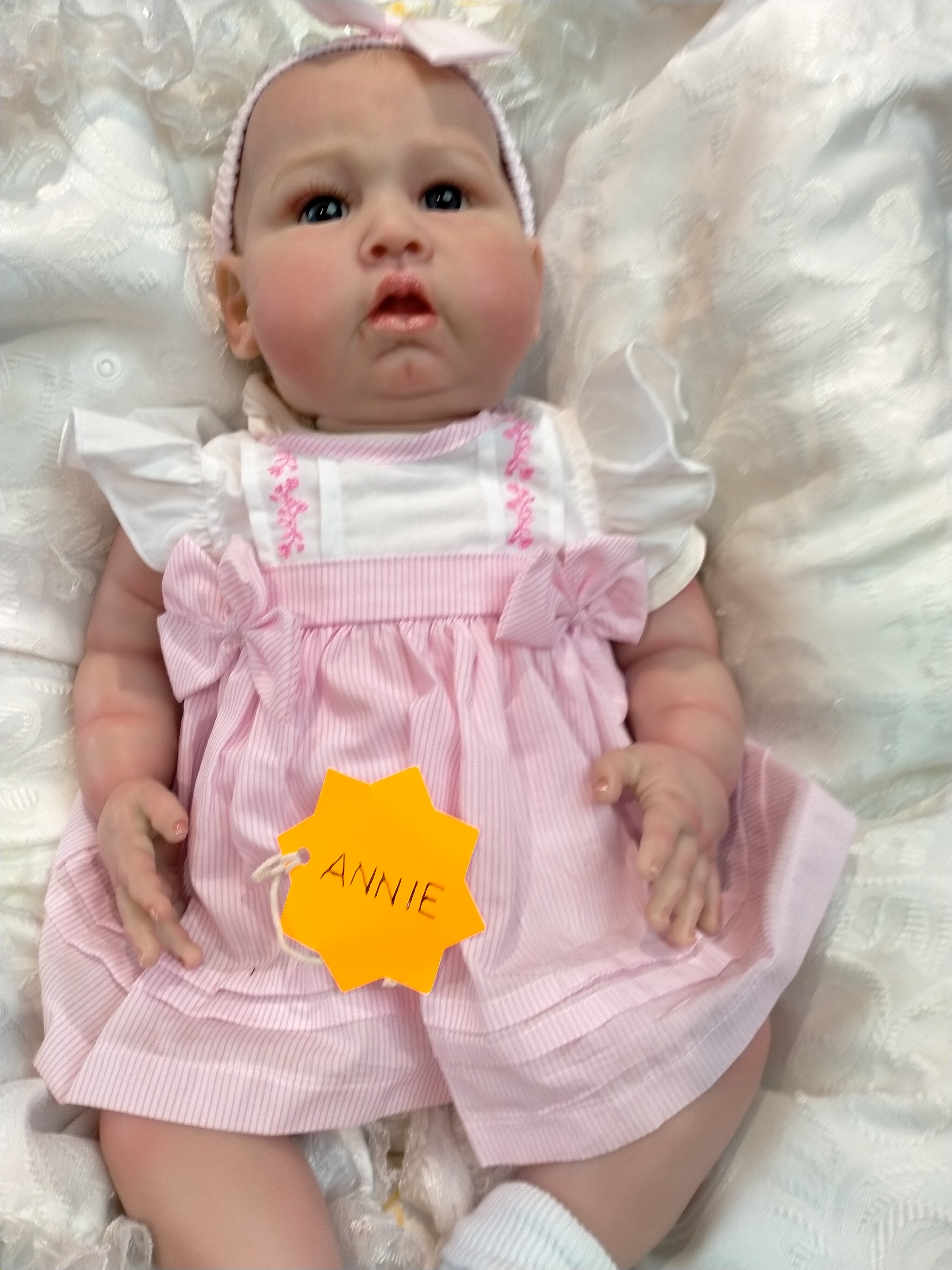 ANNIE Beautiful reborn doll girl. Nicely Weighted