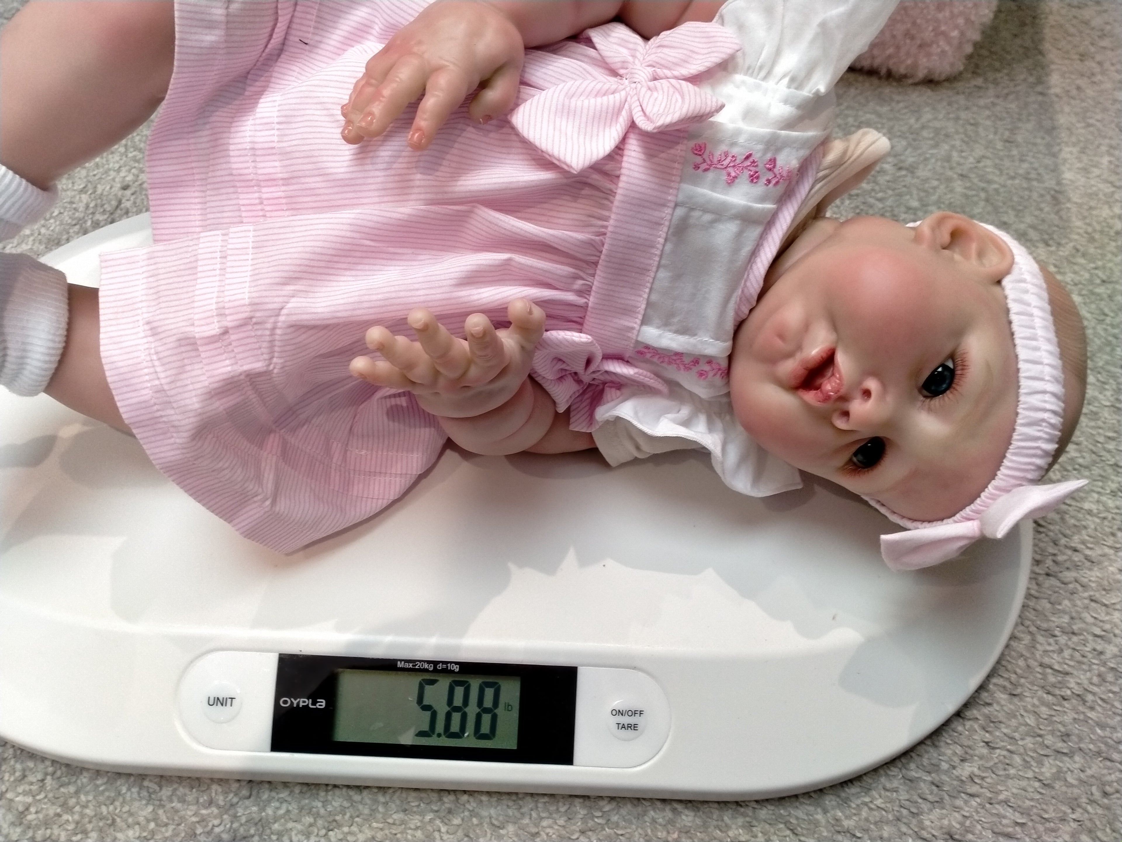 ANNIE Beautiful reborn doll girl. Nicely Weighted