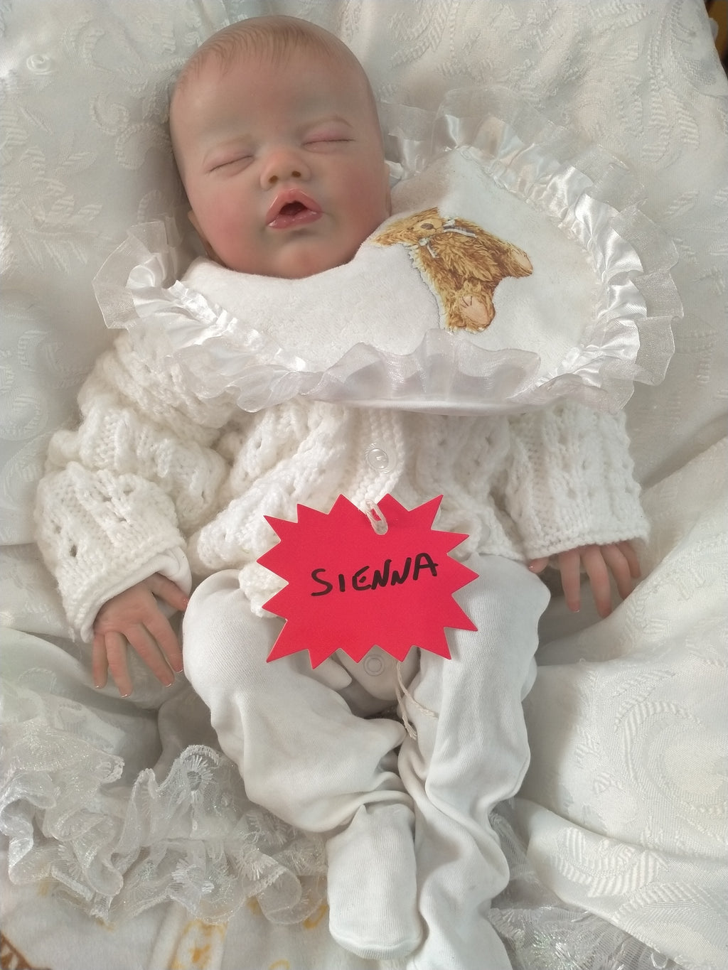 SIENNA Reborn doll girl. By Laura Lee Eagles Weighted