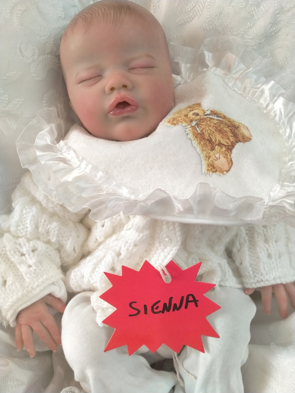 SIENNA Reborn doll girl. By Laura Lee Eagles Weighted