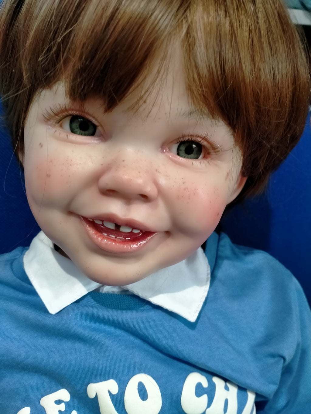 DELPHI Toddler doll Boy by Ping Lau Weight 10.5lbs 4.8kgs 44" 112cm with COA