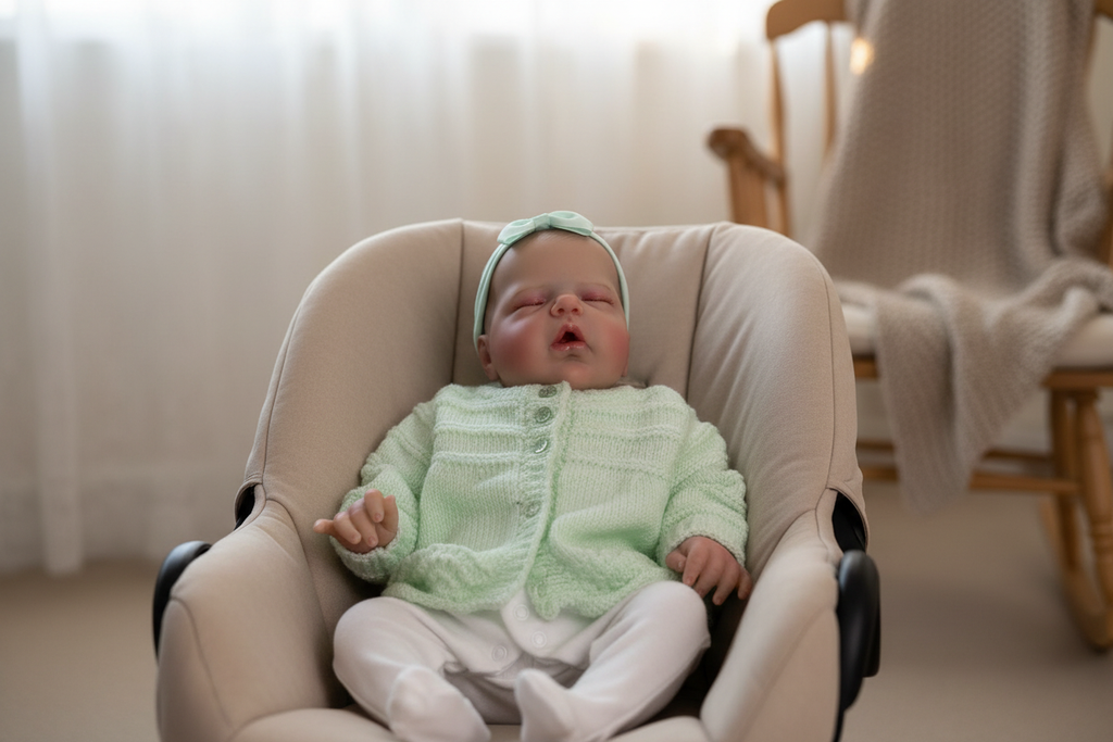 ALEXIS in Car Seat