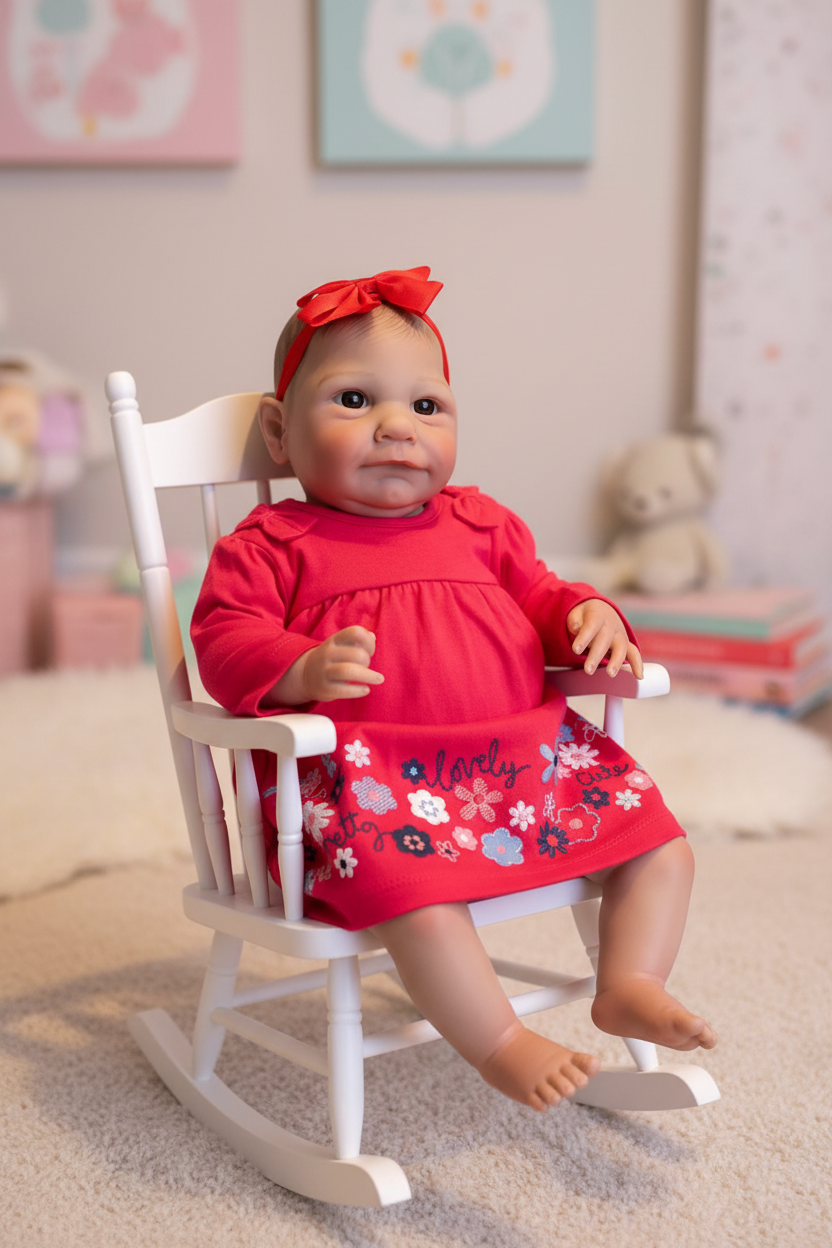 Bella in a rocking chair