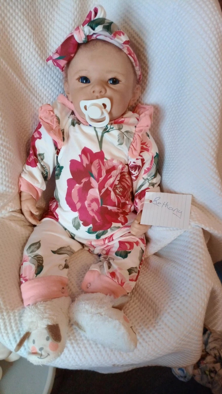 BETHANY Pretty reborn doll girl By The Cradle