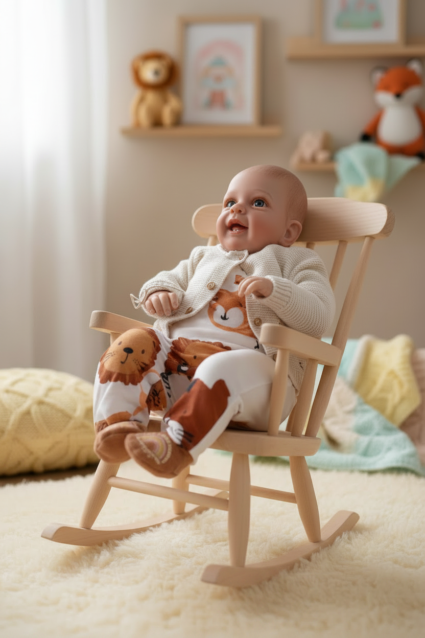 Bodey on rocking chair no label