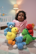 Carla in a nursery