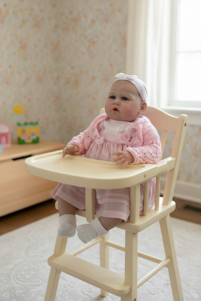 Carrie in High Chair - No Name Tag