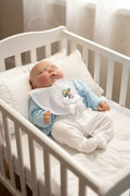 Reborn Doll Asleep in Cot