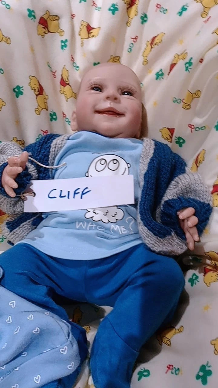 CLIFF ❤️ Charming reborn doll boy. Olga Auer markings