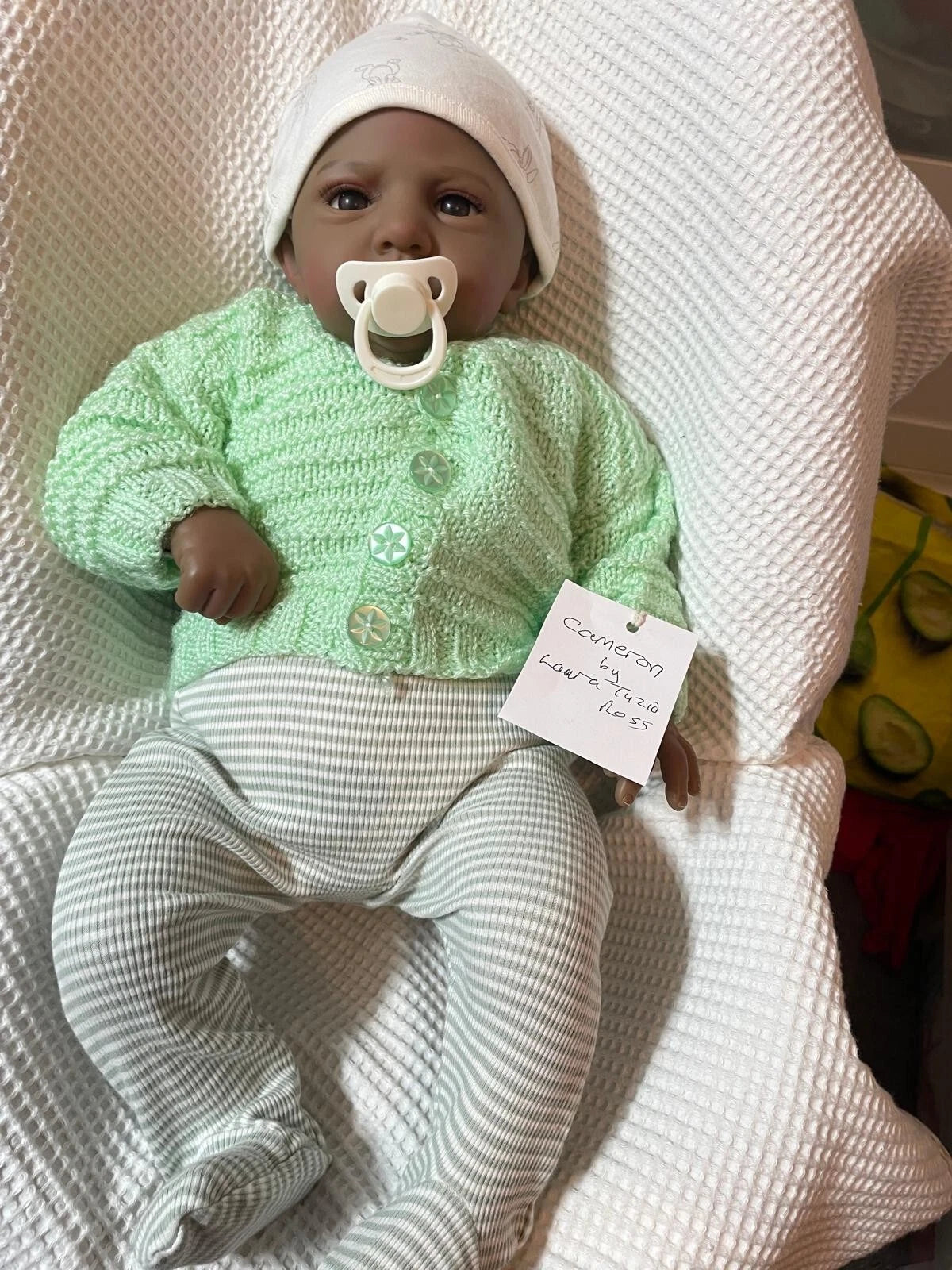 CAMERON reborn Doll Boy has Laura Tuzio Ross markings