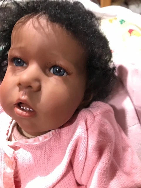 CARLA ❤️ Bi racial reborn doll girl.