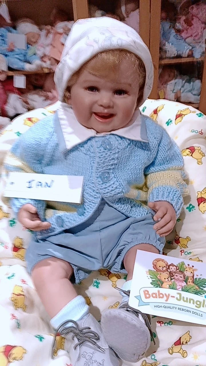 IAN reborn doll Boy Tori by Cora Markings weighted