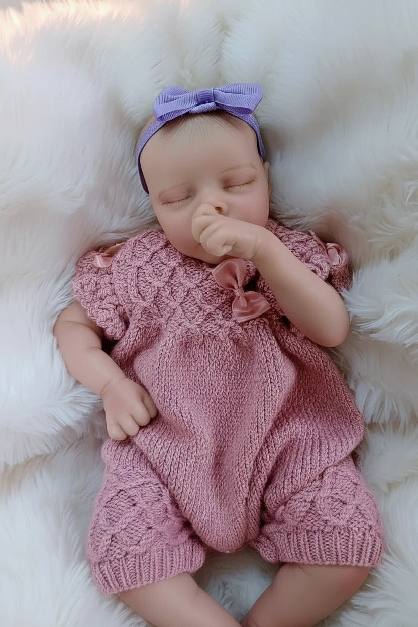 ANNA Pretty reborn Twin A doll girl. weighted to 4lbs 1.8kgs 16" 41cm