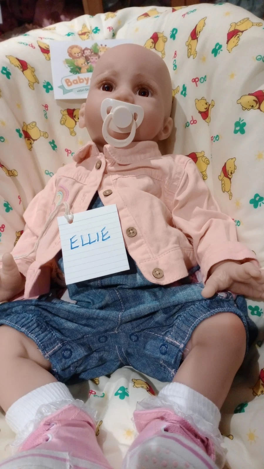 ELLIE Pretty reborn doll girl. Nicely weighted