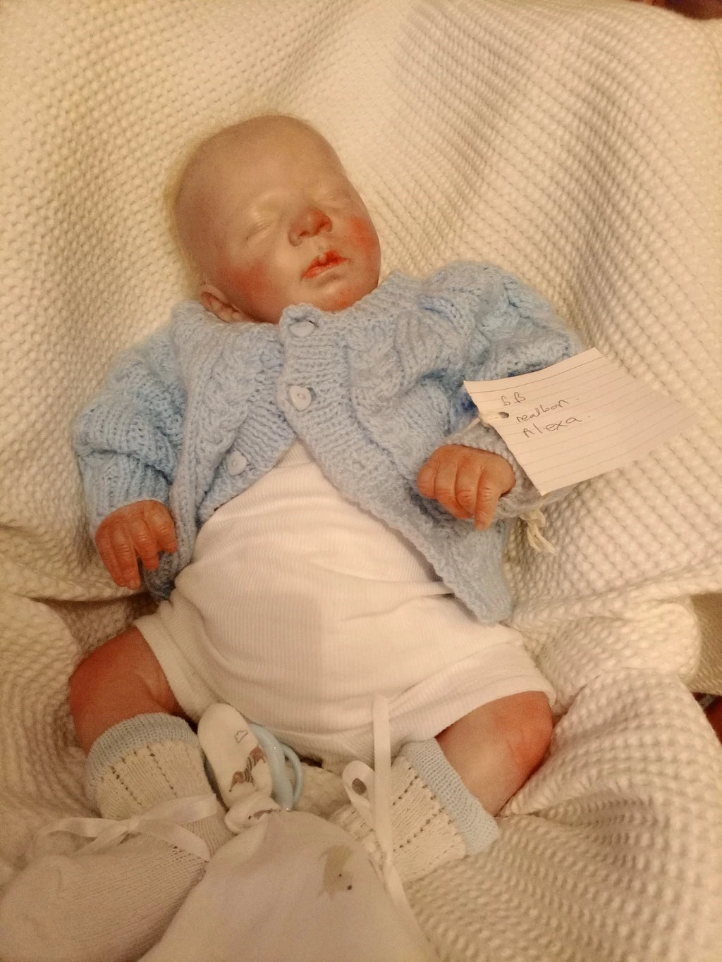 ALEXA reborn girl Bountiful baby Realborn Alexa asleep
