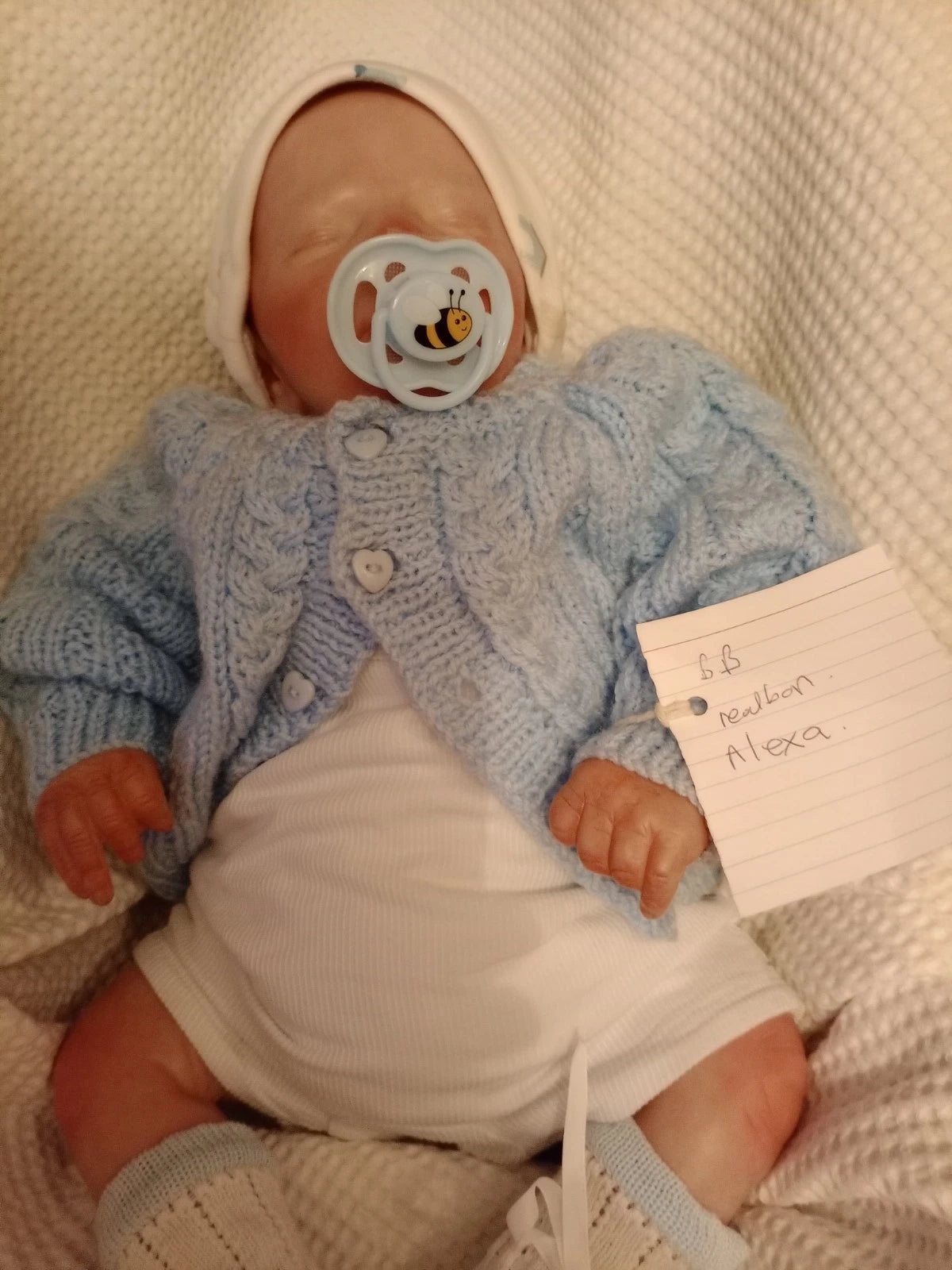 ALEXA reborn girl Bountiful baby Realborn Alexa asleep