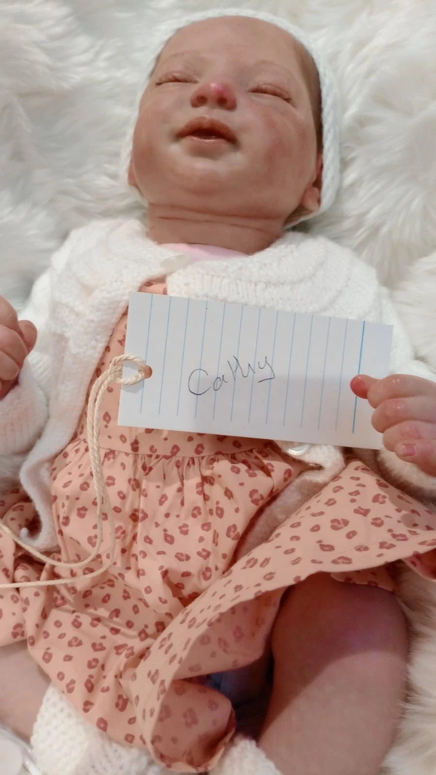 CATHY Asleep sweet reborn Doll girl