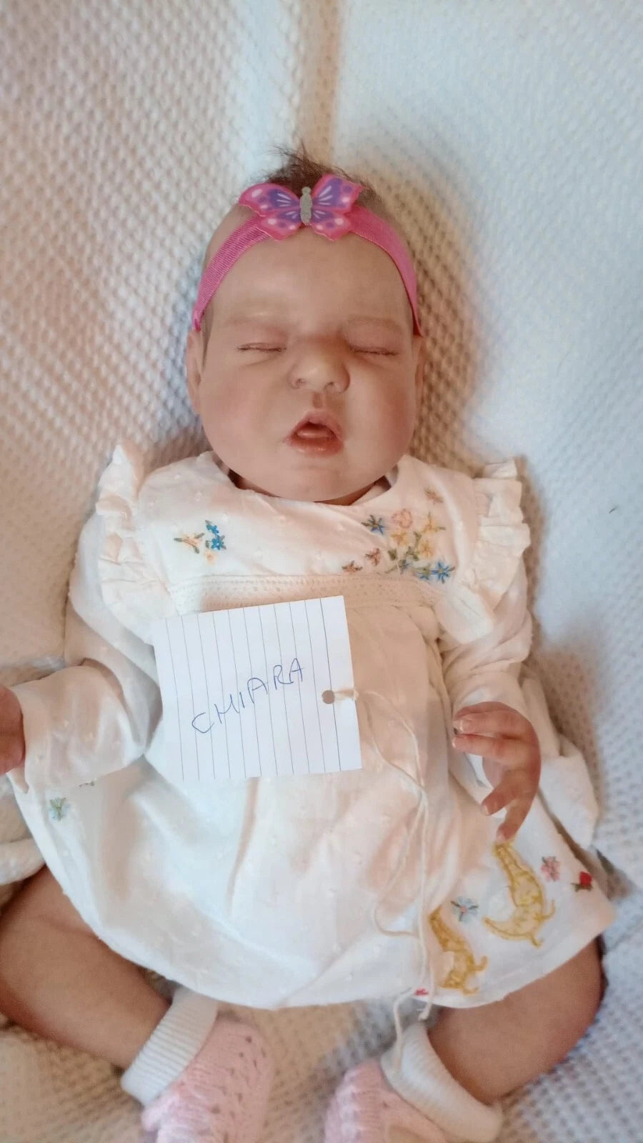 CHIARA reborn Doll girl has B.Brilli and FRN markings