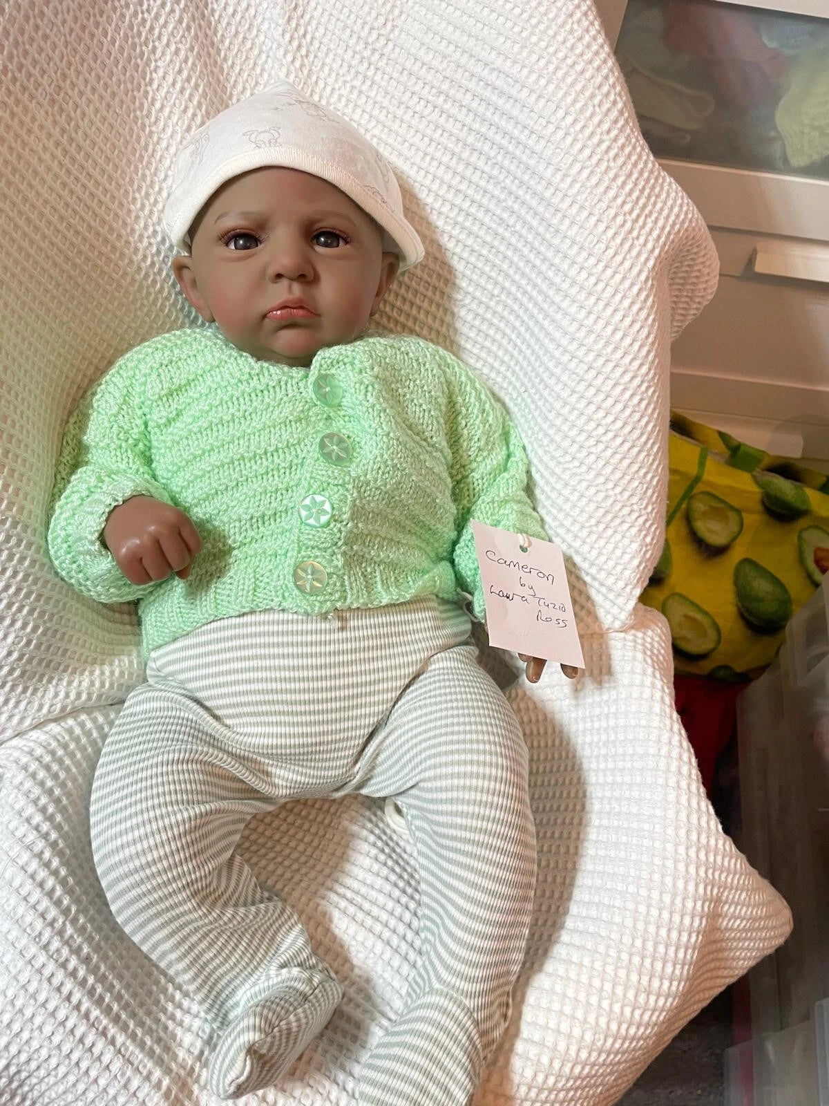 CAMERON reborn Doll Boy has Laura Tuzio Ross markings
