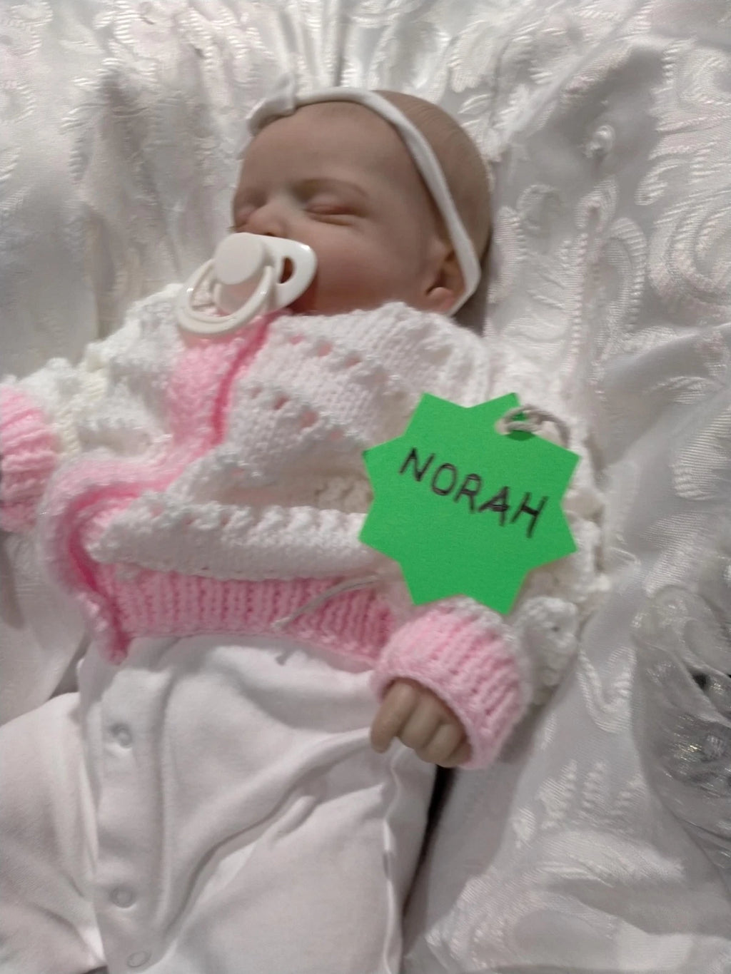 NORAH Sweet reborn doll girl Professionally weighted
