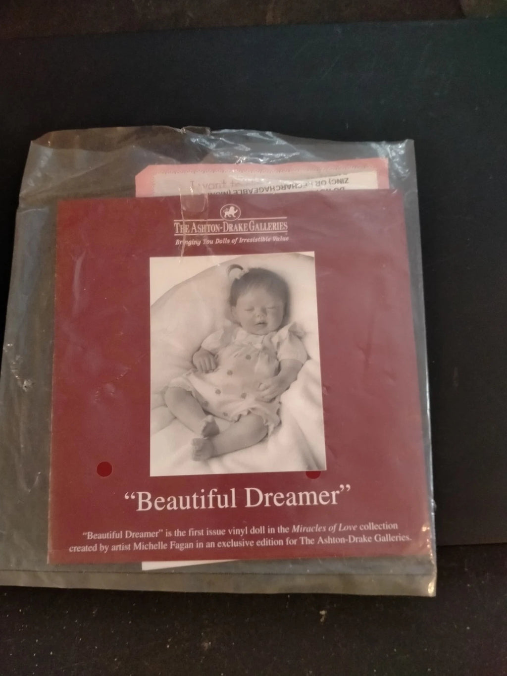 Beautiful Dreamer Ashton Drake doll that breathes if you gently rub her.