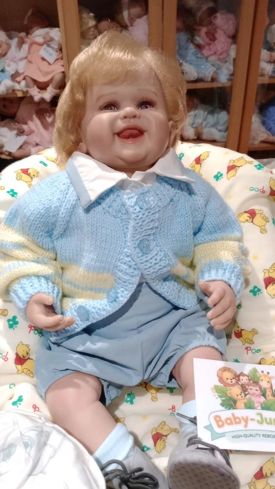 IAN reborn doll Boy Tori by Cora Markings weighted