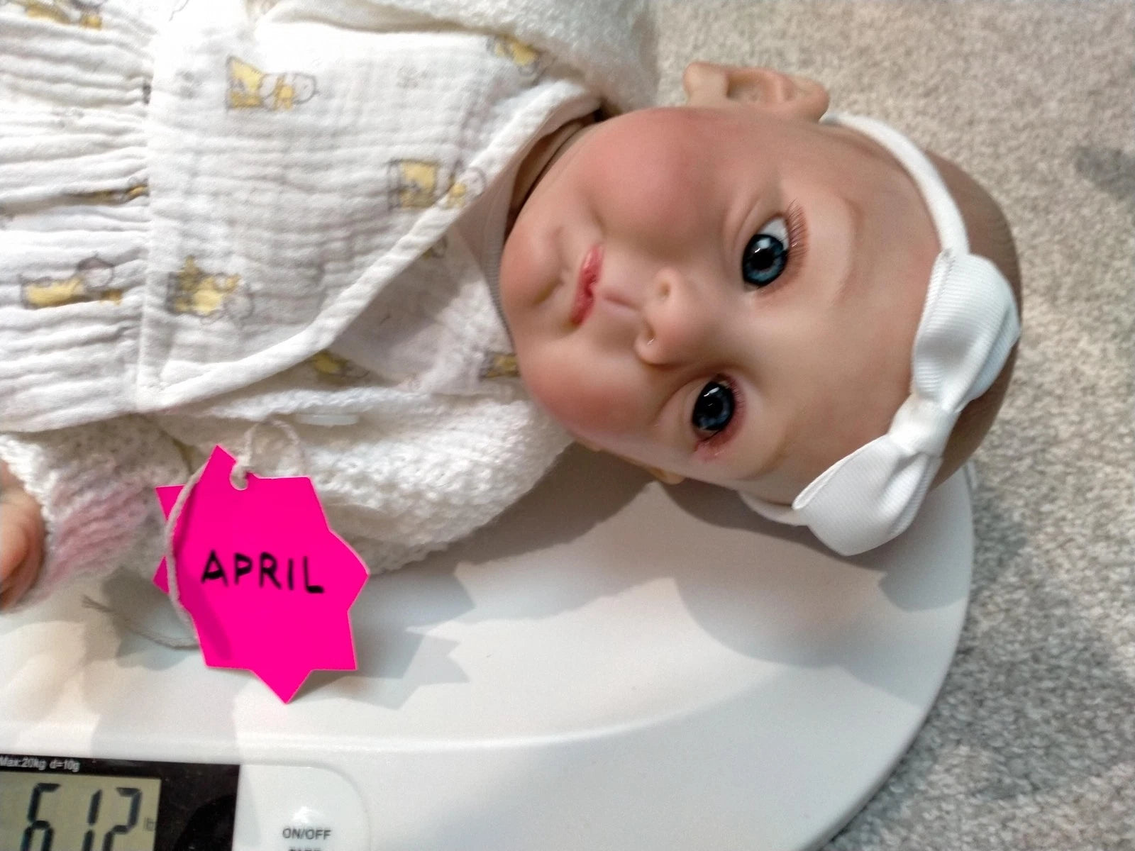 APRIL ❤️By Andrea Arcello reborn doll girl.