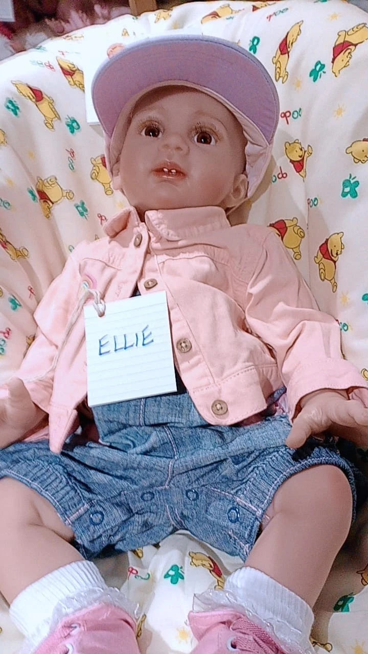 ELLIE Pretty reborn doll girl. Nicely weighted