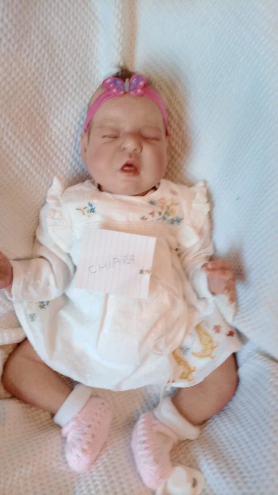 CHIARA reborn Doll girl has B.Brilli and FRN markings